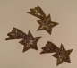 Kometenstreu aus Stoff, gold